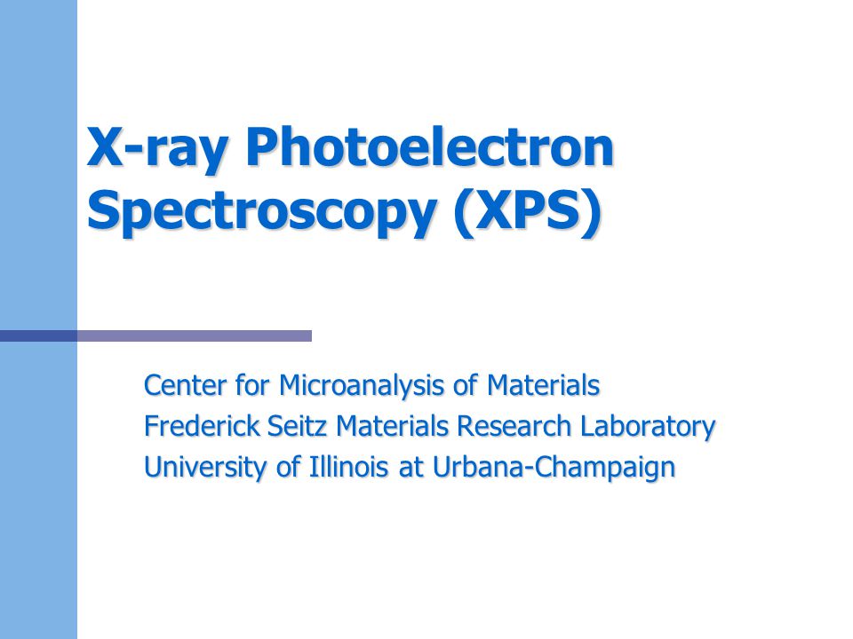 x-ray photoelectron spectroscopy thesis